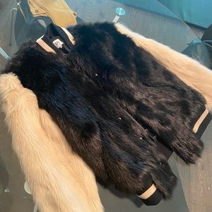Opening Ceremony Faux Fur Bomber